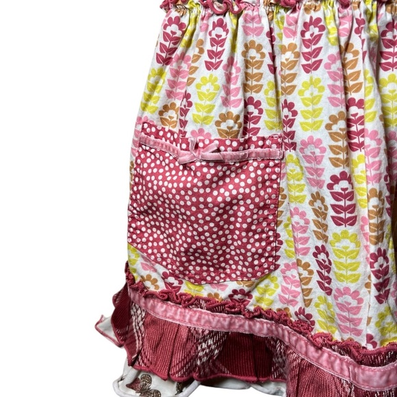 Matilda Jane Full Bloom Mixed Print Heart to Heart Top Girls Size 12 - Picture 3 of 6